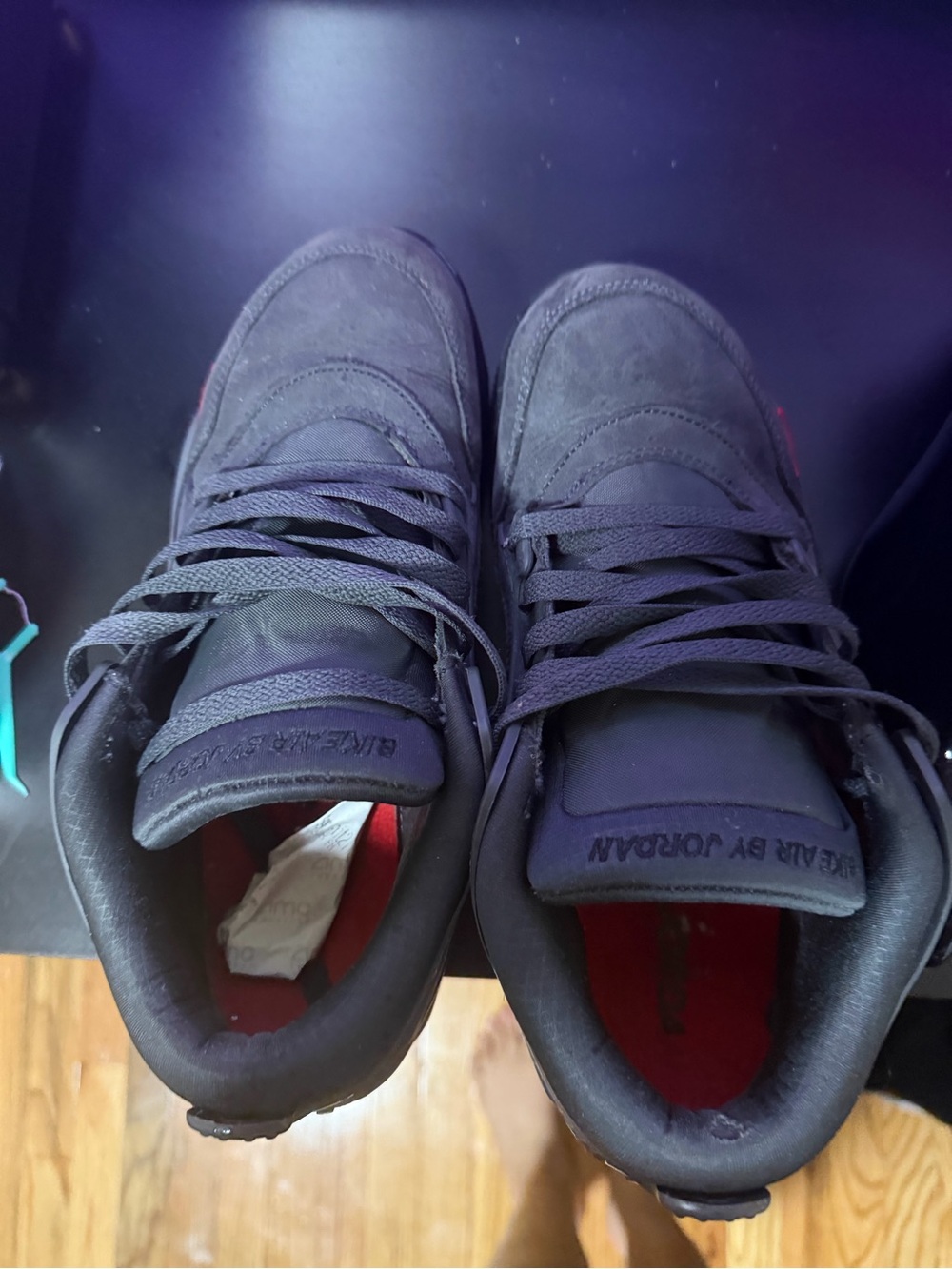 Men's Black Suede Athletic Sneakers - By Jordan